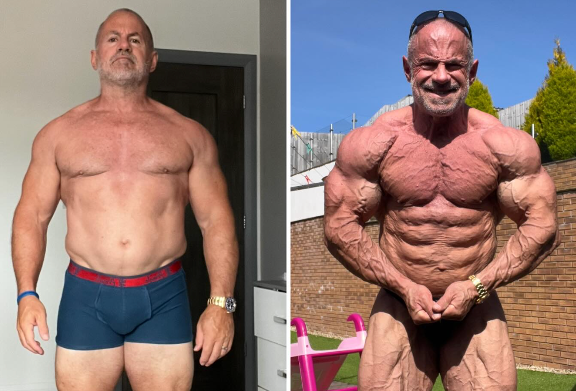 James Llewellin bodybuilder training comeback age 52 PCA Universe prep