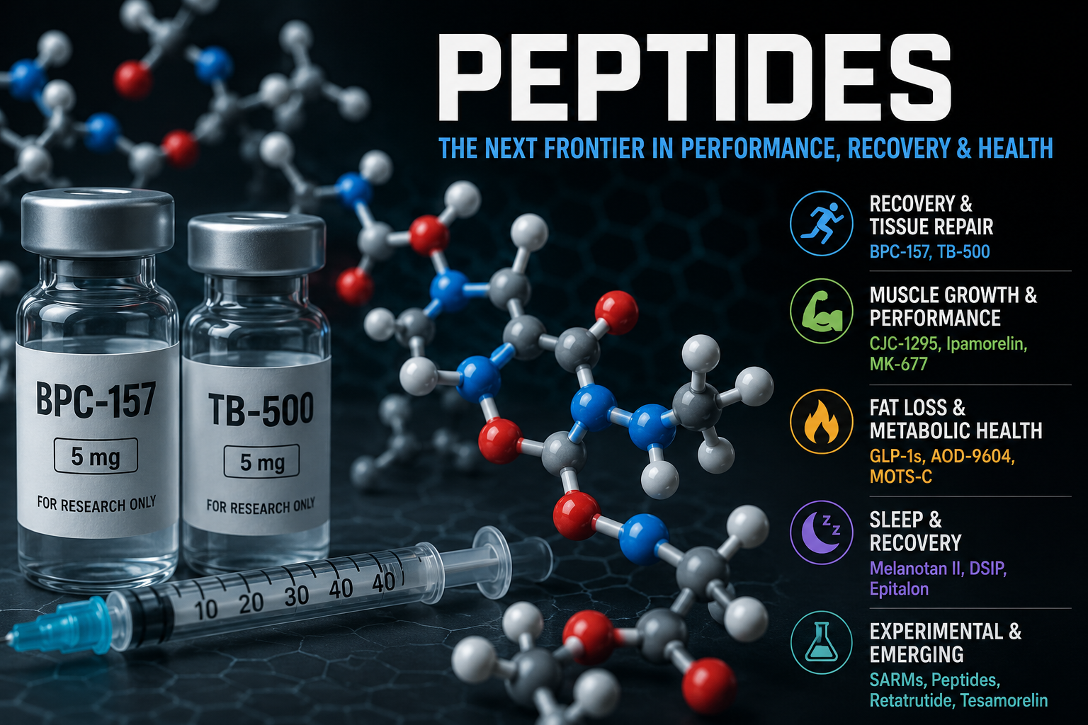Guide to peptides in bodybuilding