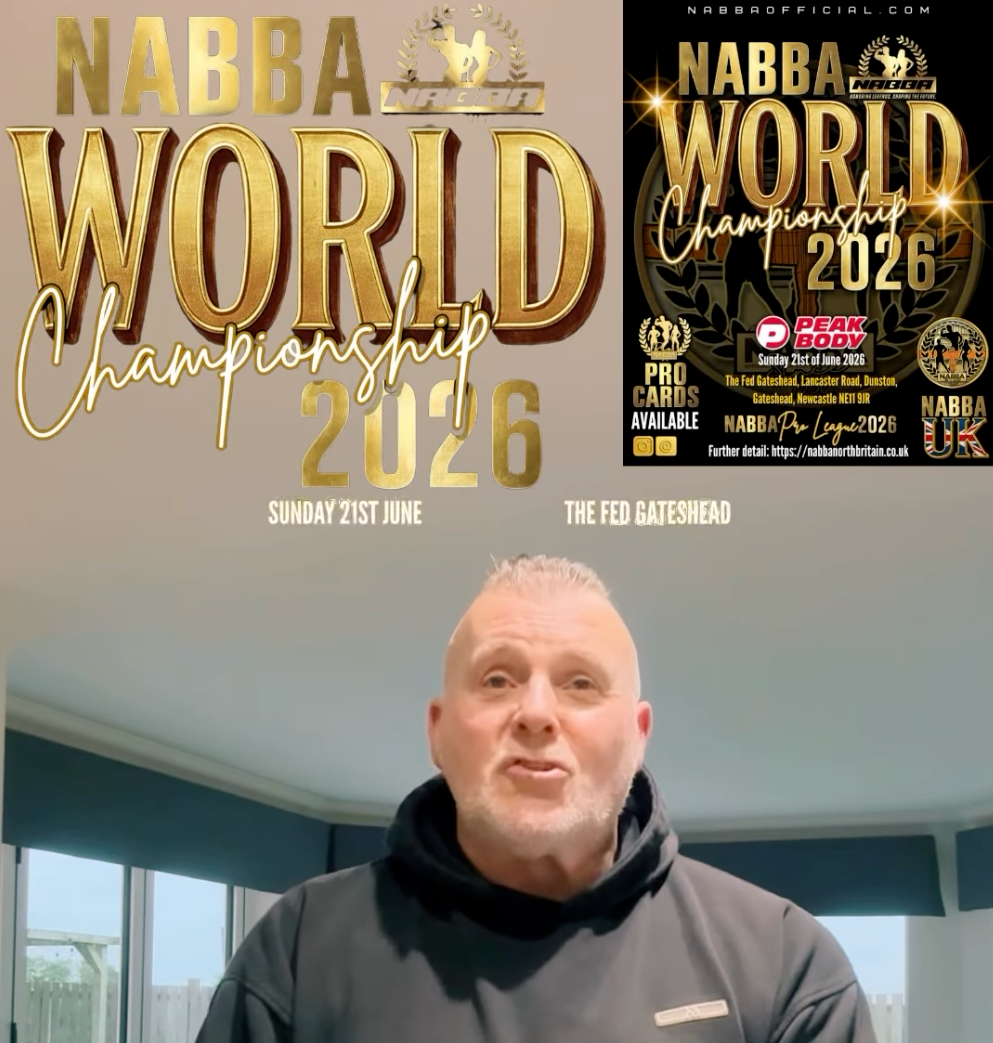 NABBA international chairman Eddy Ellwood