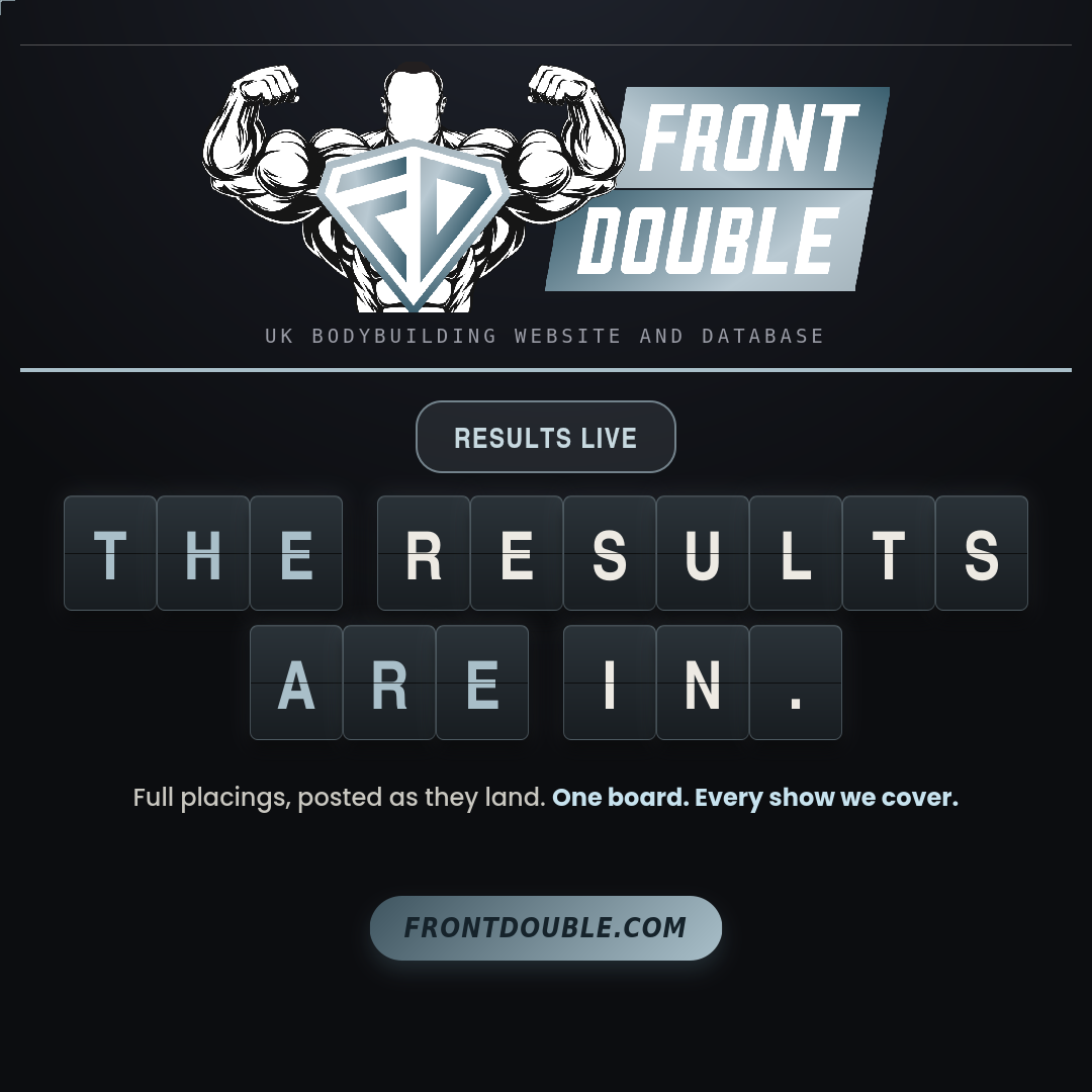 Bodybuilding results FrontDouble