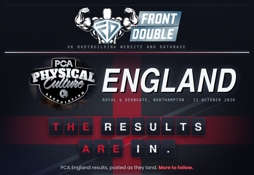 PCA England results