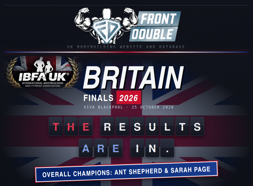 IBFA Britain 2026 results