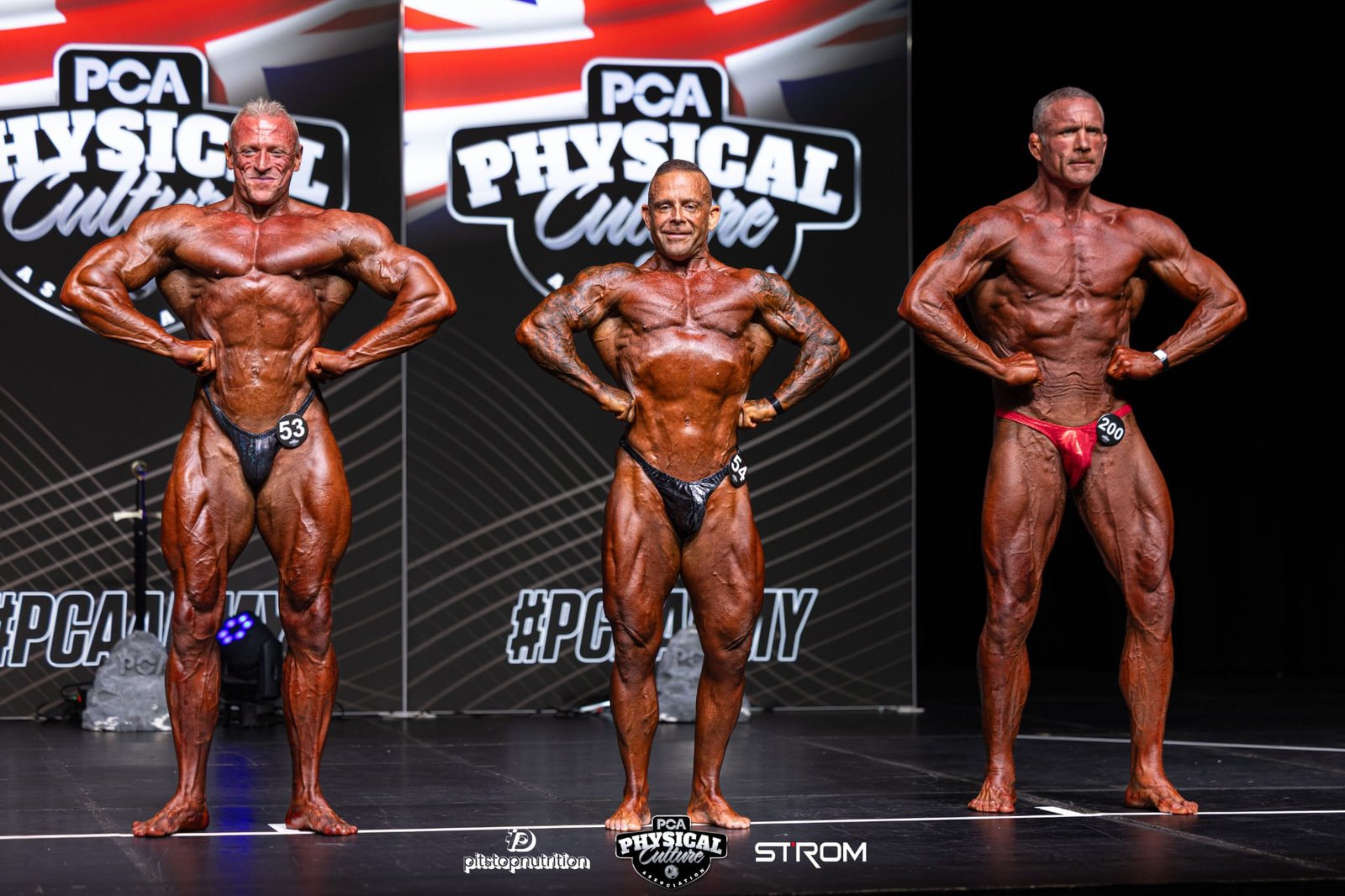 Masters bodybuilder Gary Chappell and former England rugby captain Phil Vickery