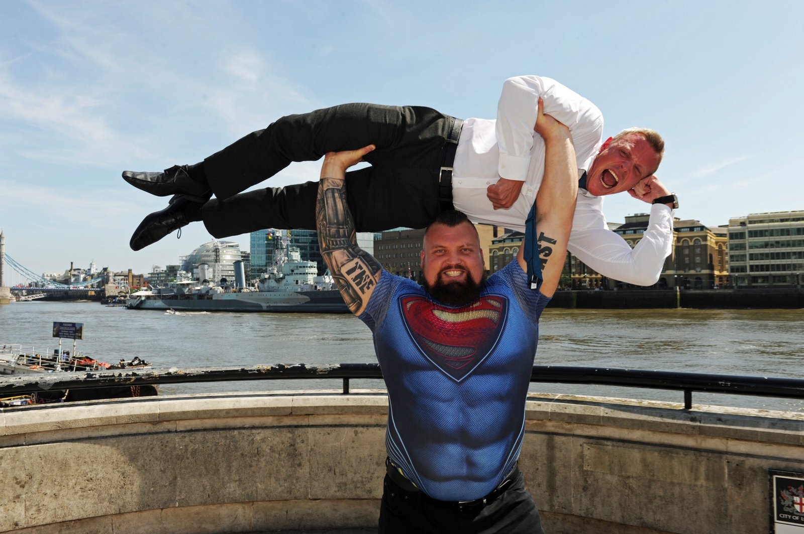 Eddie Hall and Gary Chappell