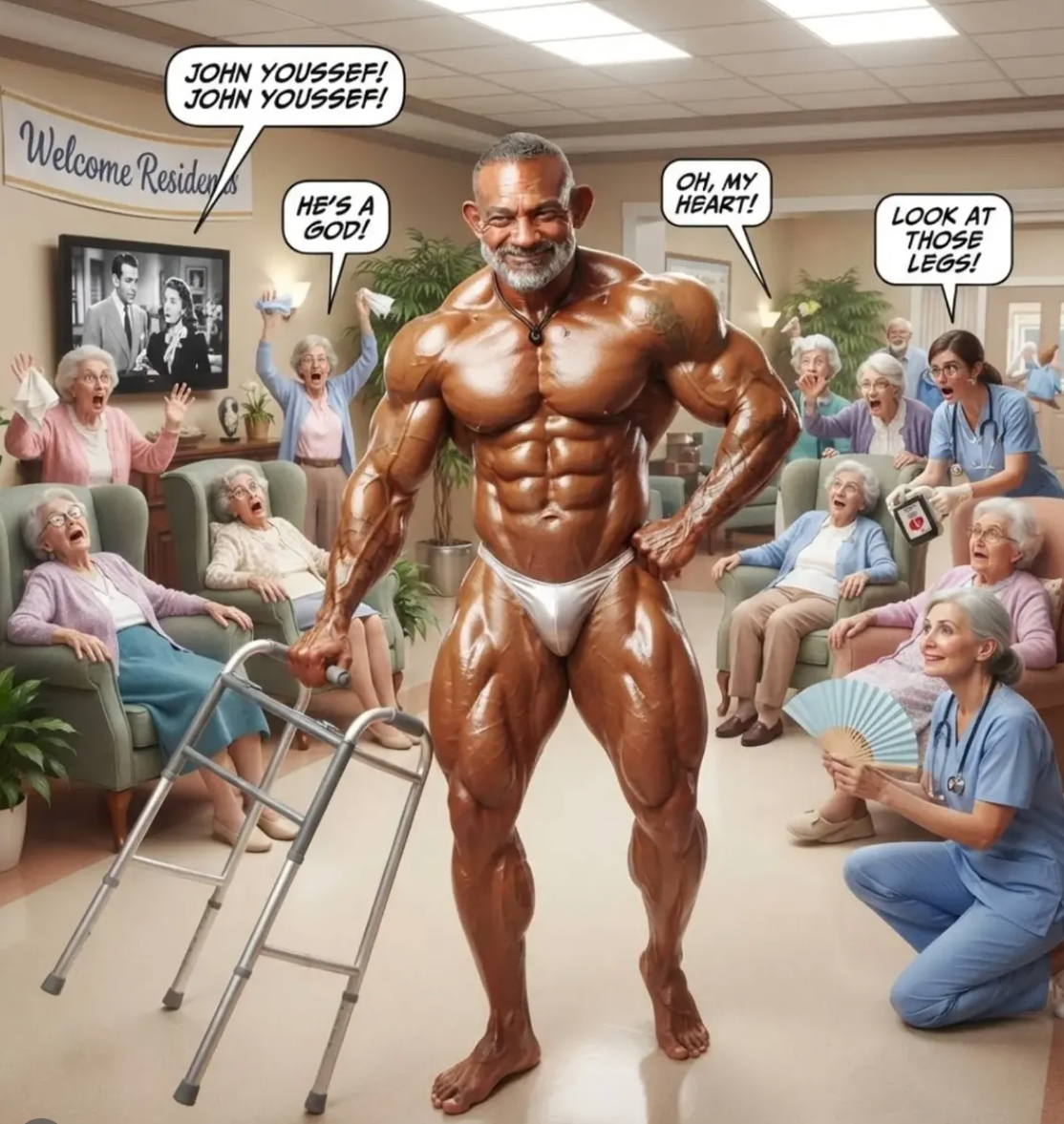 British Masters bodybuilder John Youssef
