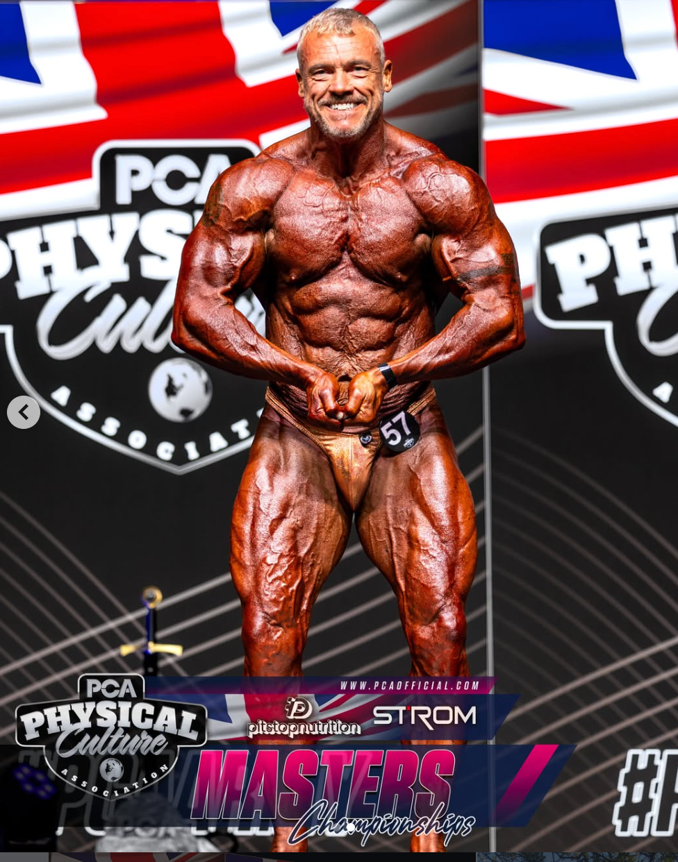 Masters Over 50 bodybuilder James O'Neill