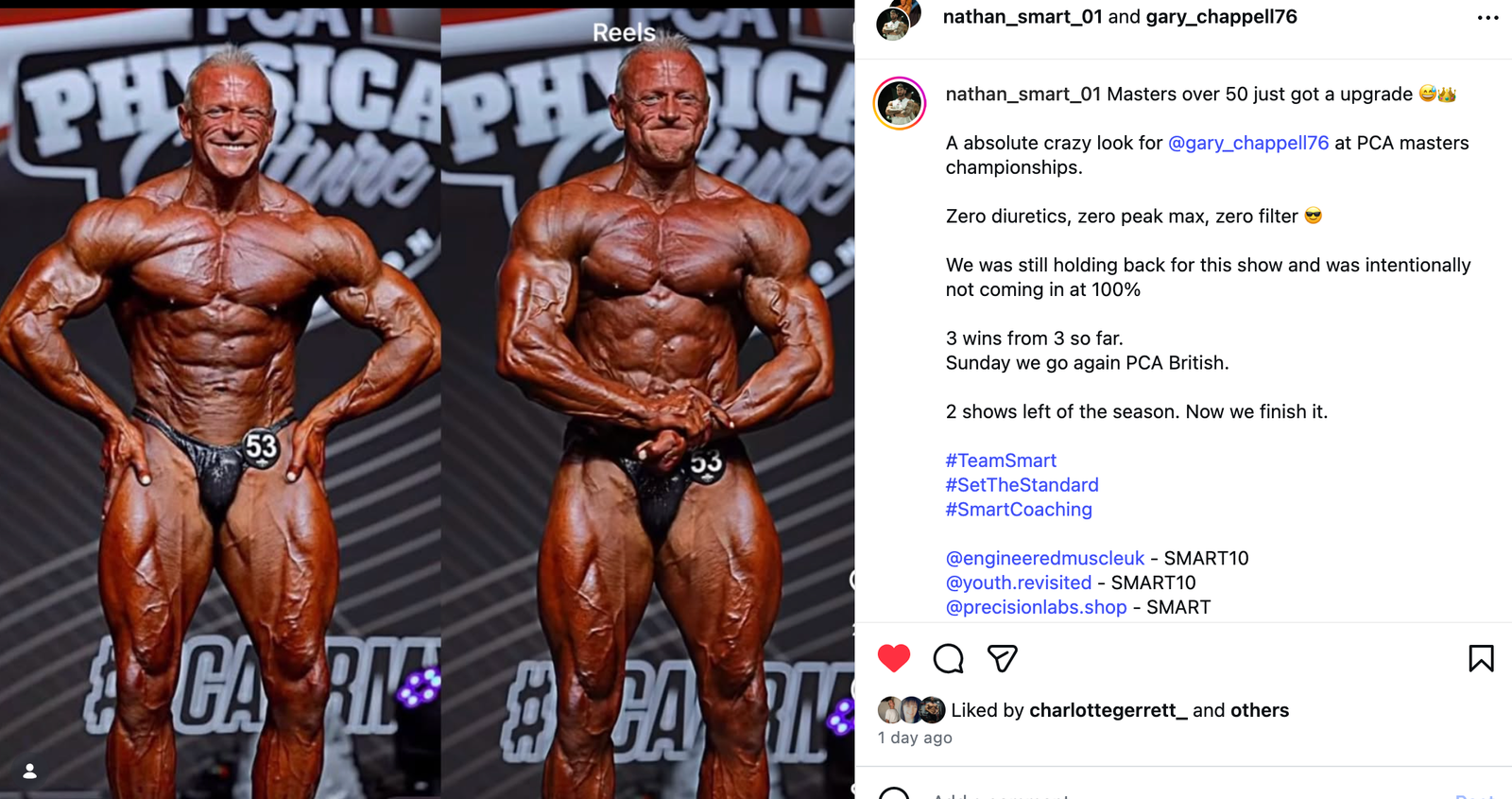 Gary Chappell Masters Over 50 Nathan Smart