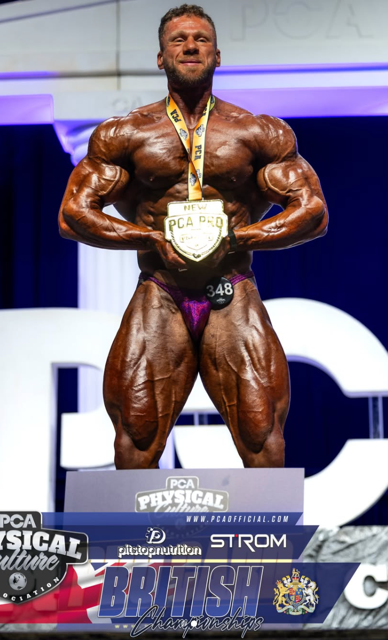 Sam Udall PCA British bodybuilding champion