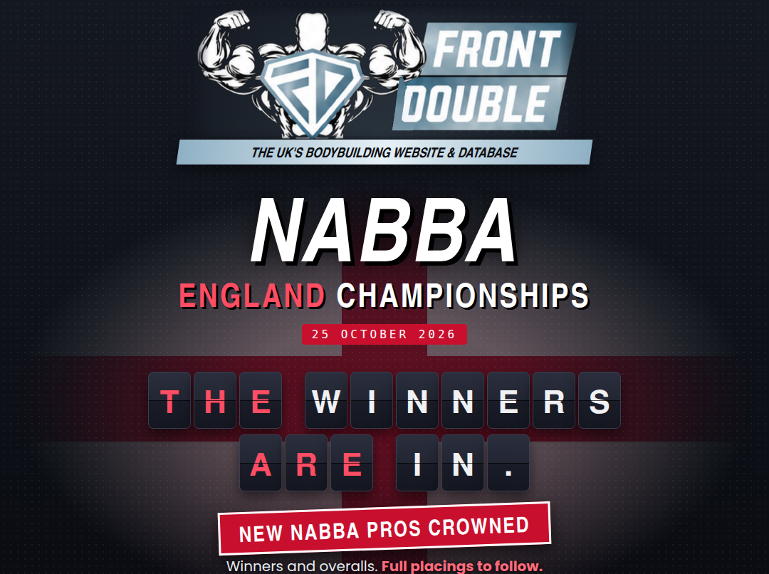 NABBA England results