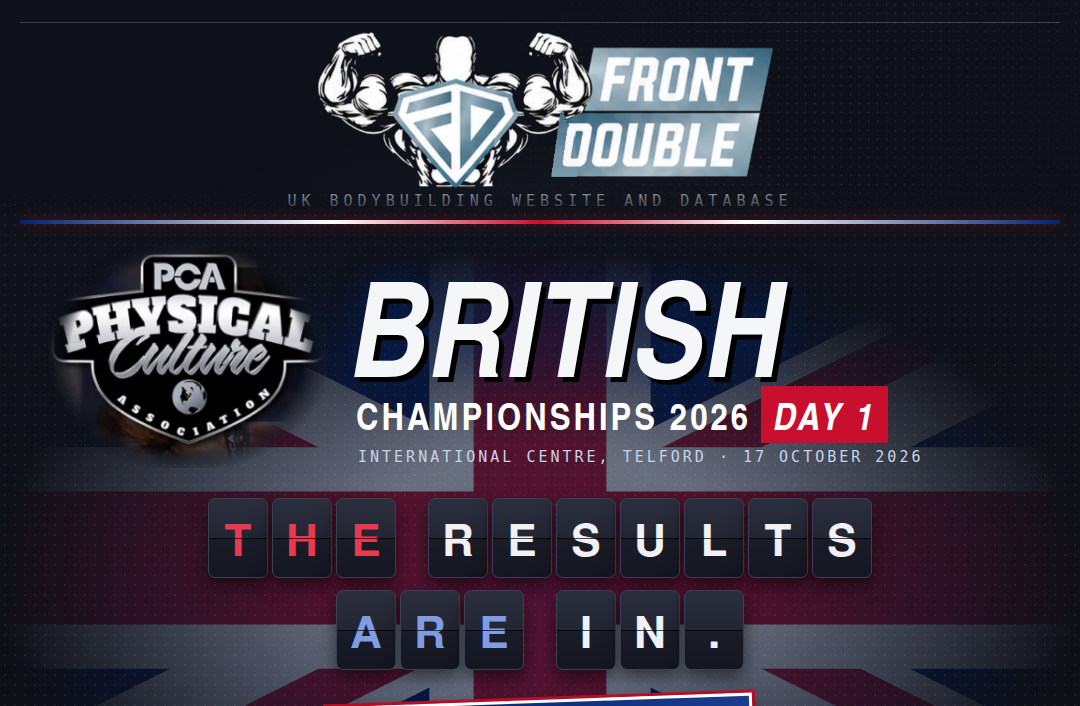 PCA British Championships Day 1 results